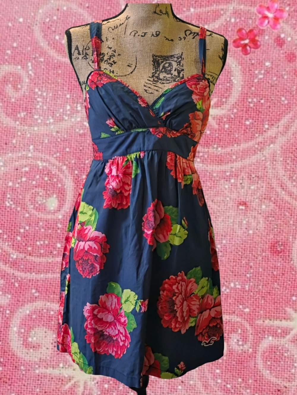 Vintage Babydoll Hollister Mini Dress Y2K